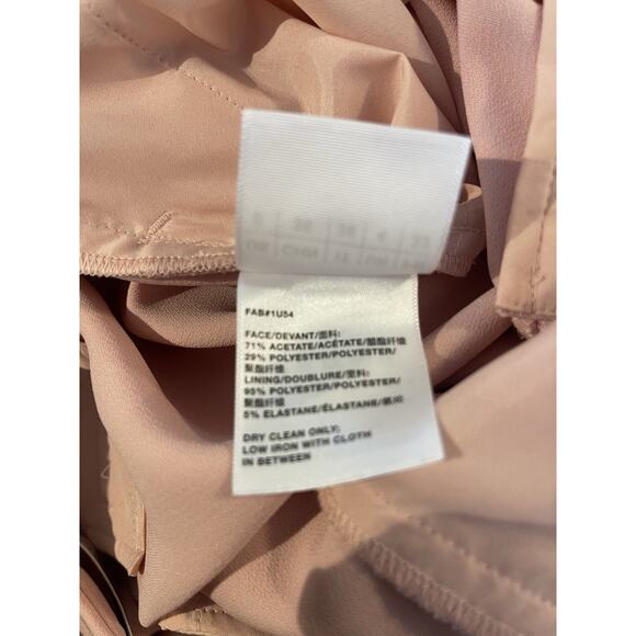 New With flaw: Lafayette 148 Gates Straight Leg Pants In Pink Size 0 - Picture 8 of 10